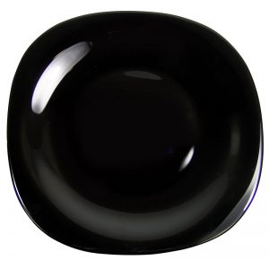 Тарелка десертная «Карина» черная 19 см.
