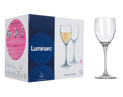 Набор фужеров для вина SIGNATURE Luminarc 6*190 мл.