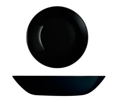 Тарелка суповая DIWALI Luminarc черная 20 см.