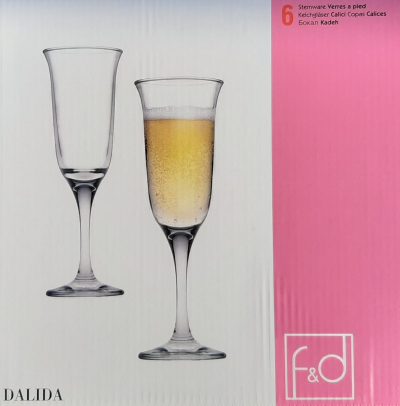 Набор фужеров для шампанского «Далида» 210 мл. 440883