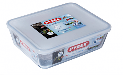 Контейнер стеклянный с пластиковой крышкой PYREX Cook&Freez 243P00