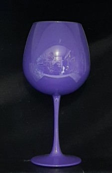 Ваза-фужер декоративный фиолетовый глянцевый 1 шт. 44248