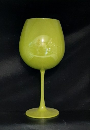 Ваза-фужер декоративный оливковый глянцевый 1 шт. 44248