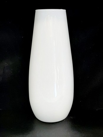 Ваза «Флора» декоративная белая глянцевая 1 шт. 43267