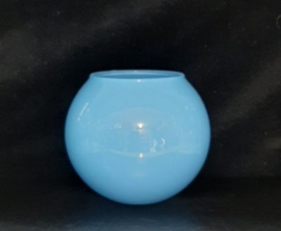 Ваза «Флора» декоративная голубая глянцевая 1 шт. 43417