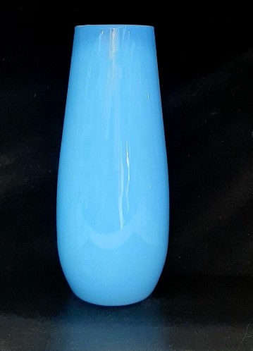 Ваза «Флора» декоративная голубая глянцевая 1 шт. 43267