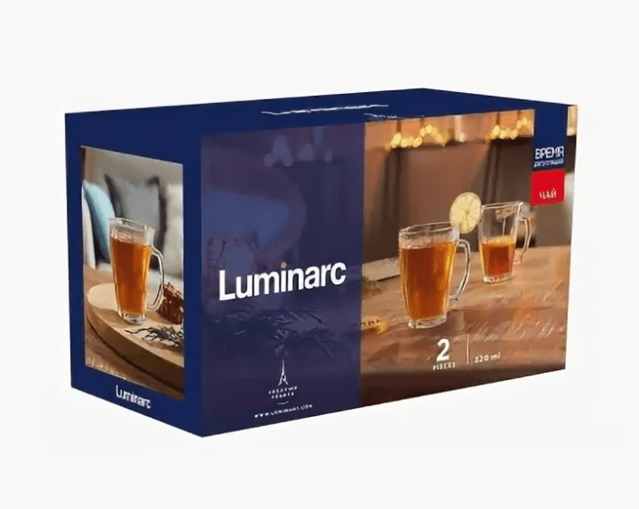 Набор кружек Luminarc «Время дегустаций Чай» 320 мл. 2 шт