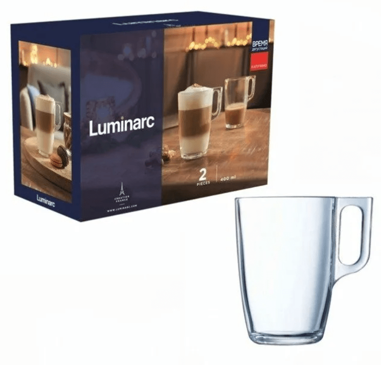 Набор кружек Luminarc «Время дегустаций Капучино» 400 мл. 2 шт