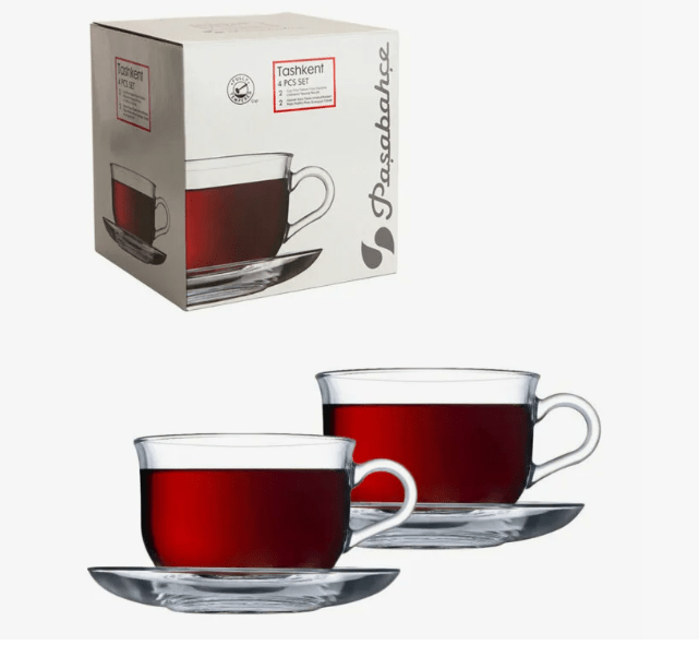Чайный набор чашка с блюдцем 4 предмета «Ташкент» 96806